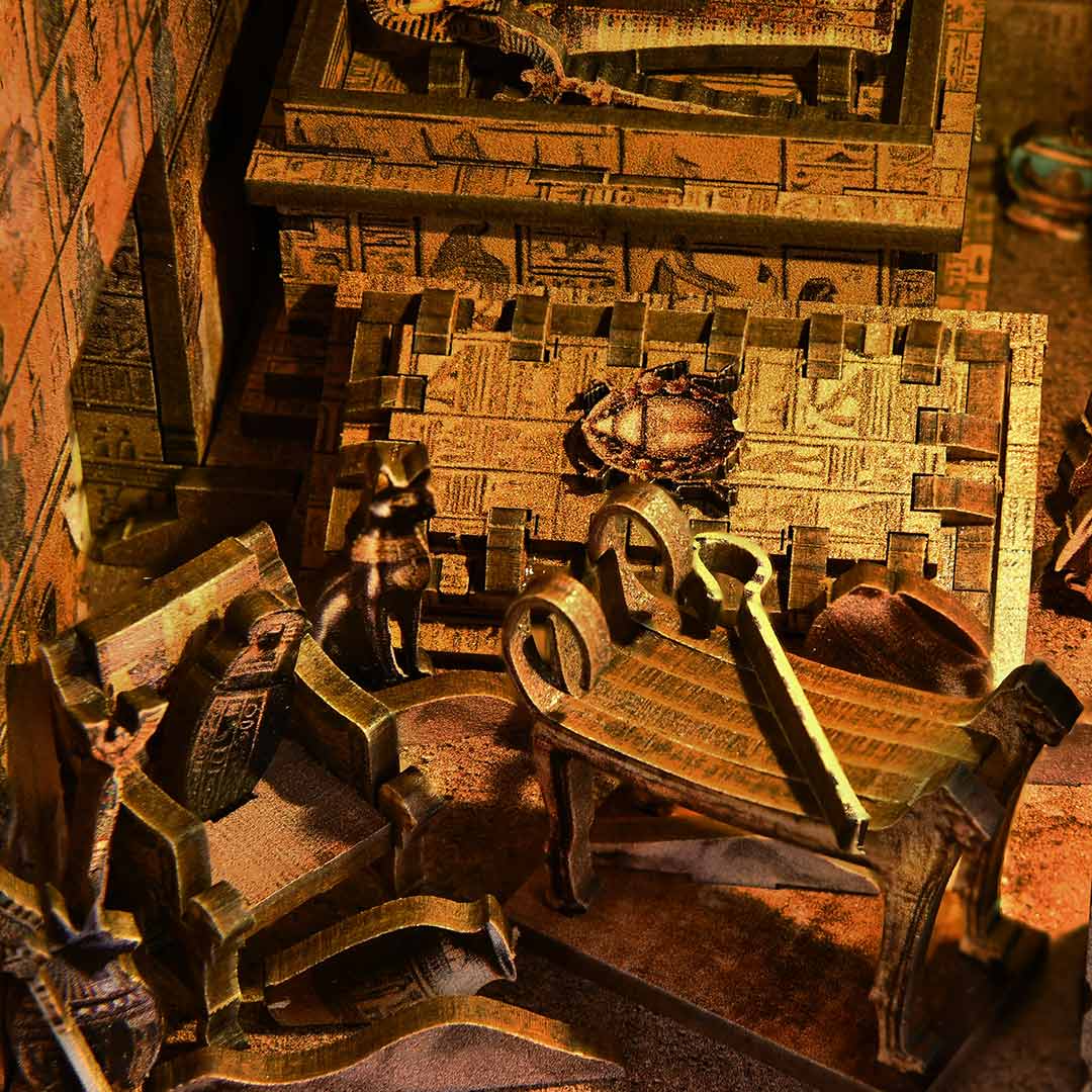 Zestaw DIY „Egipski Grobowiec Faraona” na półkę z książkami