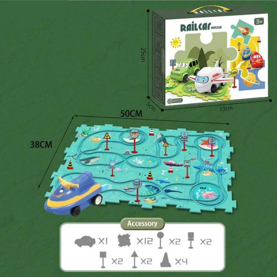 Tory puzzlowe – wyścig z klockami