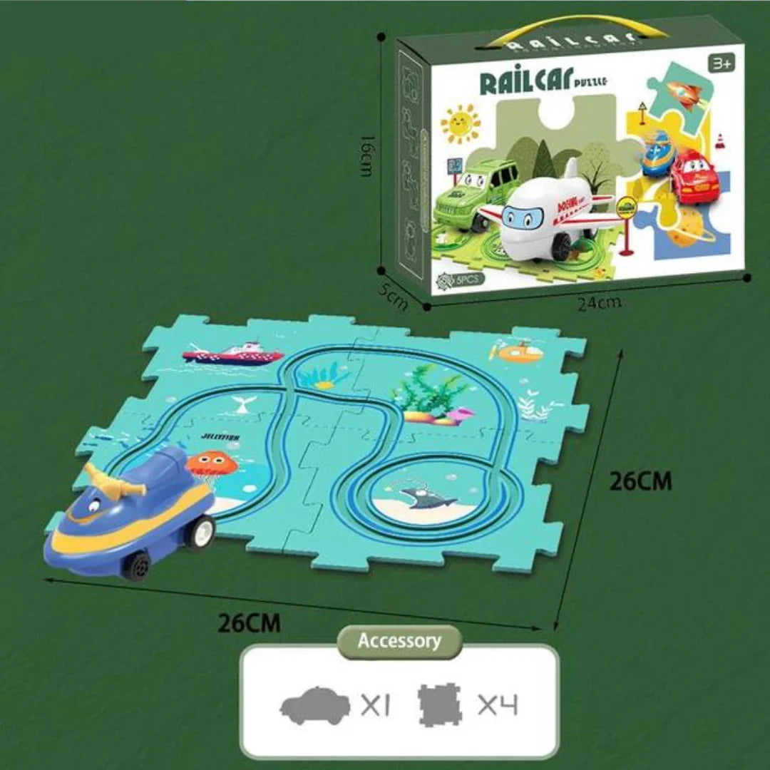 Tory puzzlowe – wyścig z klockami