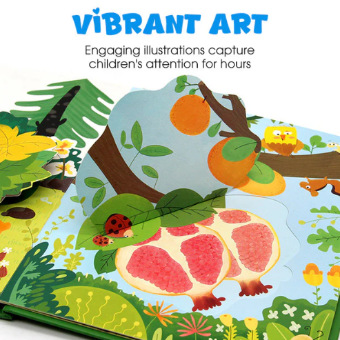 Interaktywne książki 3D z ruchomymi elementami dla dzieci