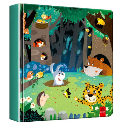 Interaktywne książki 3D z ruchomymi elementami dla dzieci