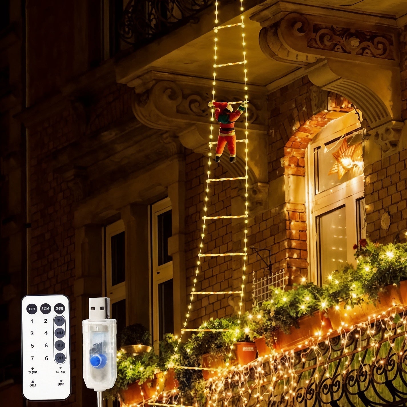 Wspinający się skrzat – Tworzy ciepłą i świąteczną atmosferę w domu