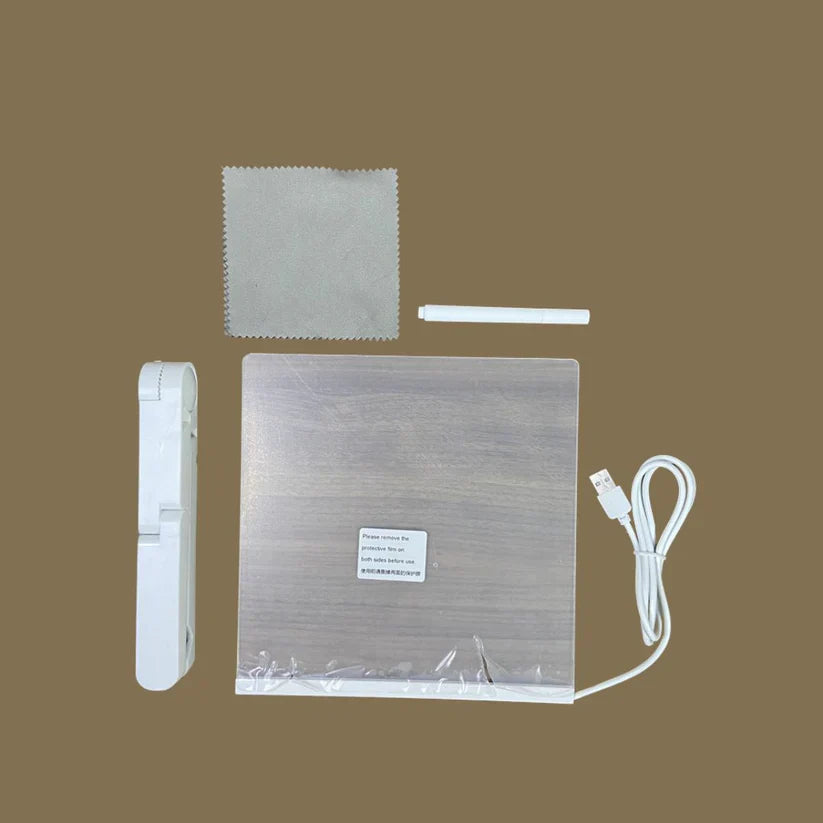 Podświetlana tablica do rysowania dla dzieci | Podświetlana powierzchnia wielokrotnego użytku do kreatywnych notatek , sztuki i nauki