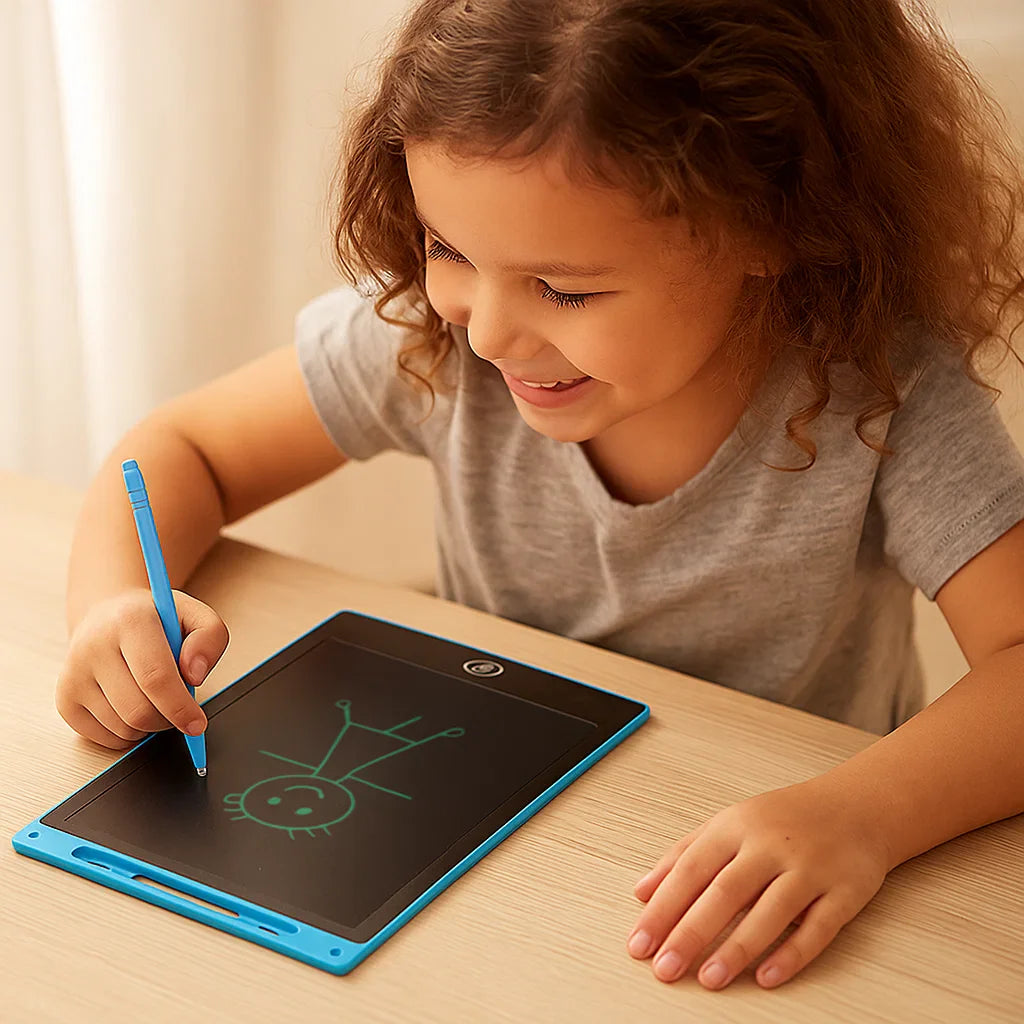 Tablet rysunkowy LCD dla dzieci ⎜ Wielokrotnego użytku tablica do pisania dla kreatywnego uczenia się i bezproblemowego bazgrania