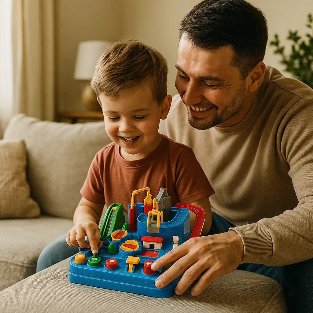 Zabawka przygodowa dla dzieci | Interaktywna gra dla koordynacji ręka - oko i kreatywnej zabawy na drodze