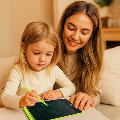 Tablet rysunkowy LCD dla dzieci ⎜ Wielokrotnego użytku tablica do pisania dla kreatywnego uczenia się i bezproblemowego bazgrania