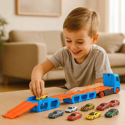 Samochodowa Ciężarówka z Składaną Katapultową Trasą Wyścigową