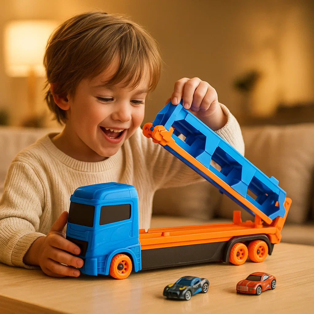 Samochodowa Ciężarówka z Składaną Katapultową Trasą Wyścigową