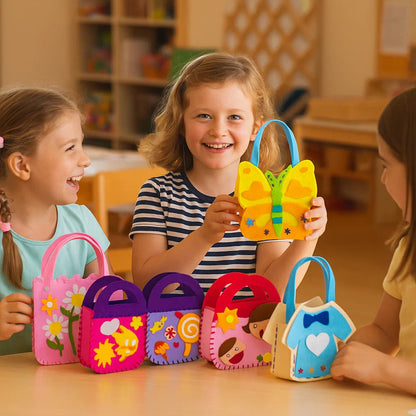 Bezpieczny zestaw filcowych torebek do samodzielnego szycia