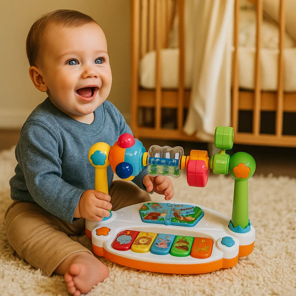 Muzyczna zabawka edukacyjna 5w1 dla niemowląt