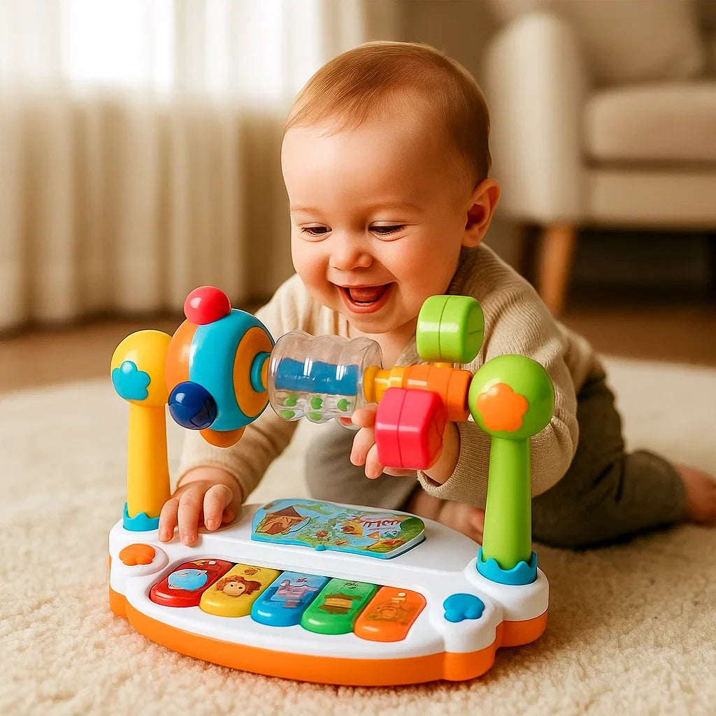 Muzyczna zabawka edukacyjna 5w1 dla niemowląt