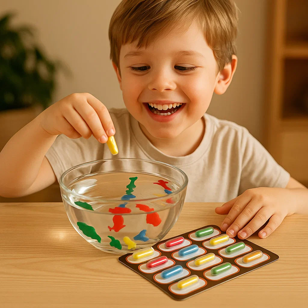 Magiczne kapsułki ze zwierzętami wodnymi