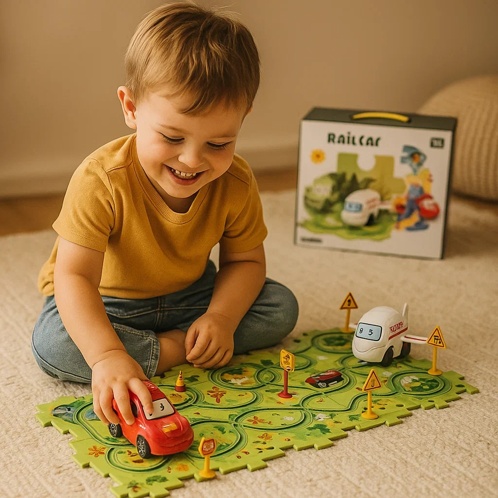 Tory puzzlowe – wyścig z klockami