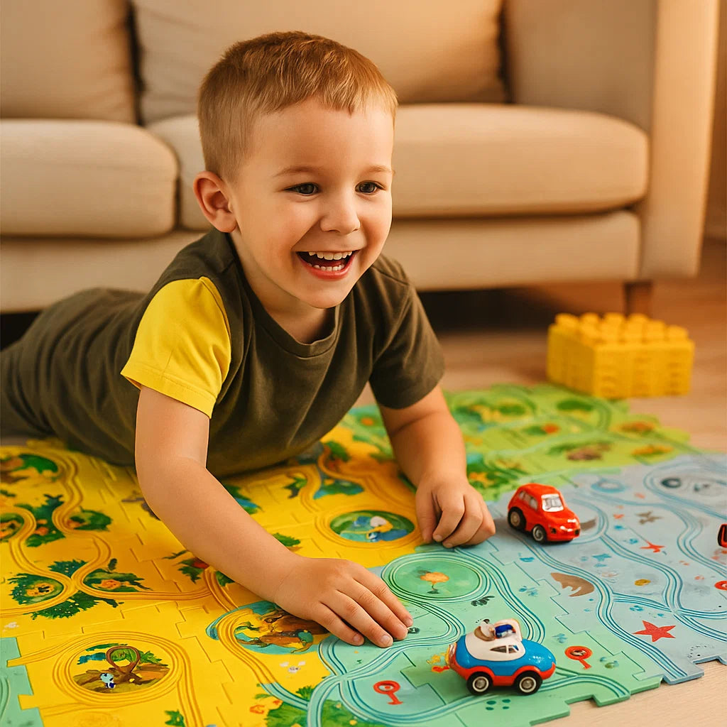 Tory puzzlowe – wyścig z klockami