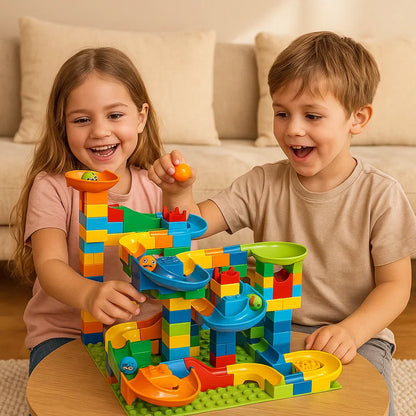 Tor kulkowy z klocków