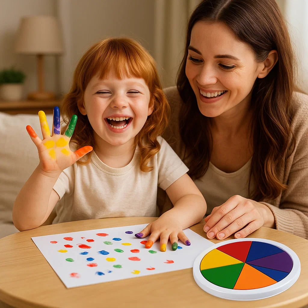 Zestaw farb do malowania palcami dla dzieci