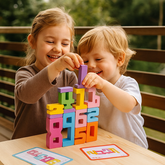 Pedagogiczne klocki do nauki matematyki i liczb