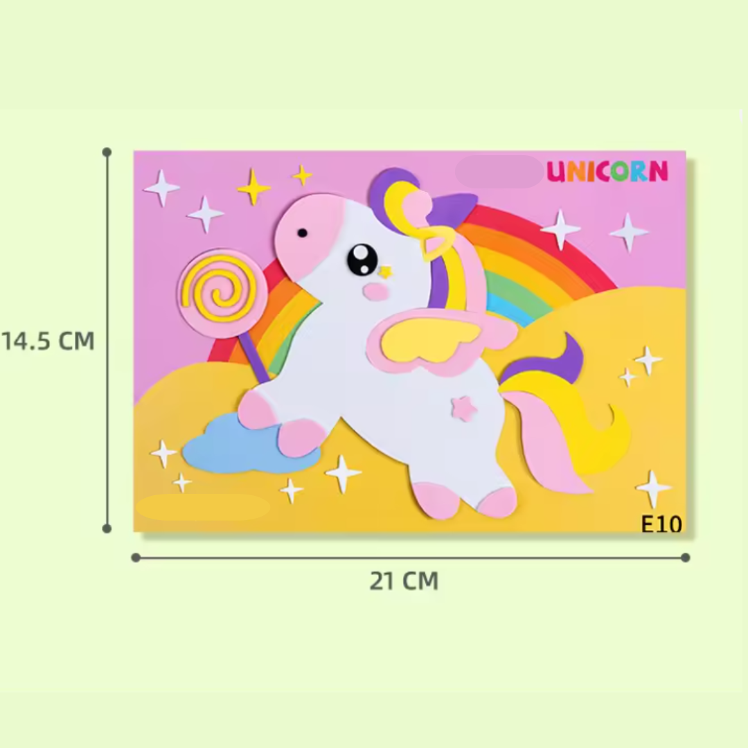 Kreatywny zestaw naklejek do zabawy dla dzieci