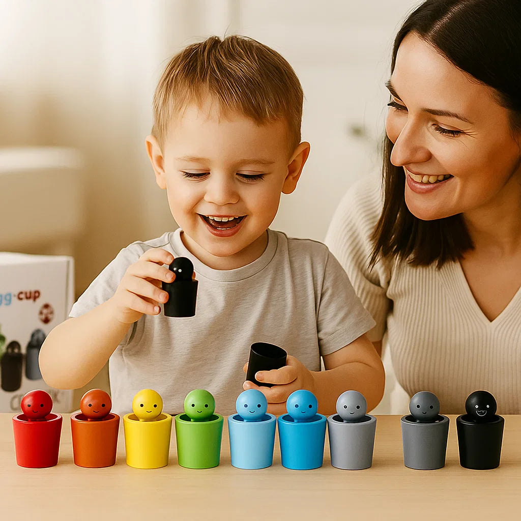 Kolorowe lalki do sortowania dla dzieci | Zabawka edukacyjna do dopasowywania , układania i ćwiczenia umiejętności motorycznych