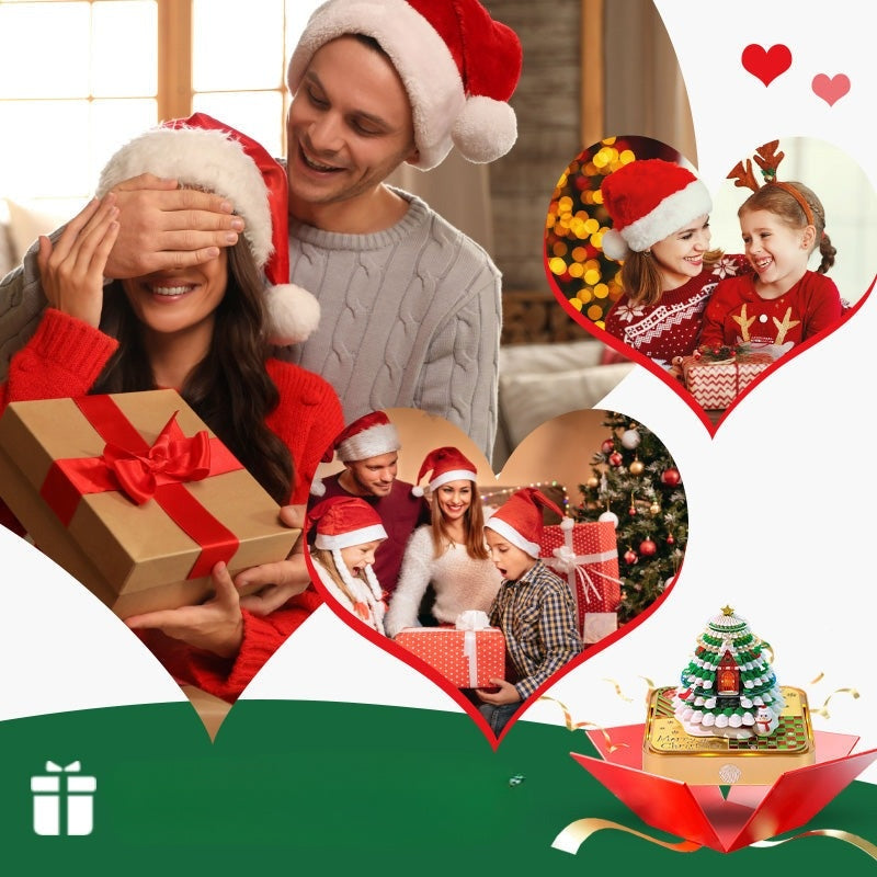 Świąteczny trójwymiarowy papierowy kalendarz adwentowy