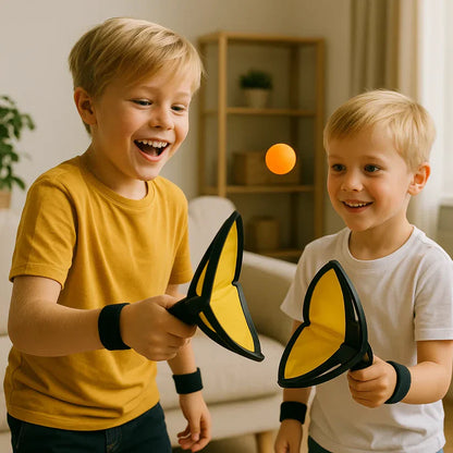 Zabawna gra w łapanie piłeczki